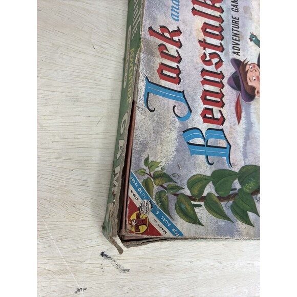 Jack And The Beanstalk Vintage Board Game Adventure Game Transogram 1957 USA - Picture 6 of 10